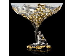 Серебряная ваза «Гуси-Лебеди»
